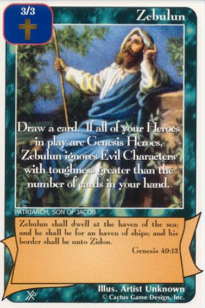 Zebulun Faith of our Fathers Redemption CCG Card Picture Image